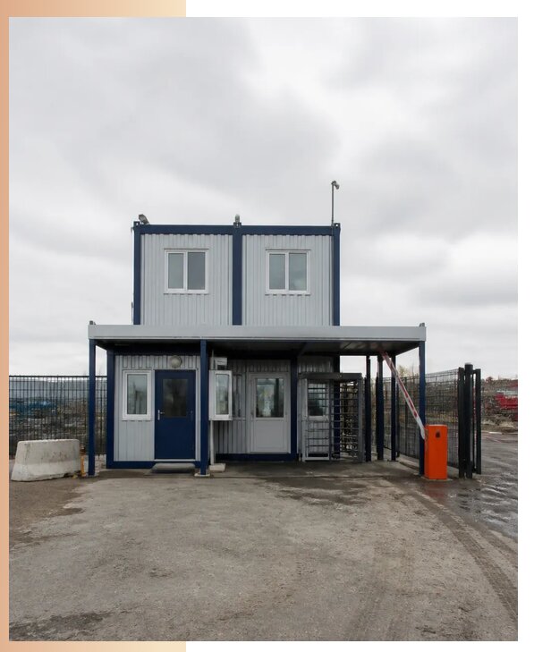 Изготовление и аренда проходных из блок контейнеров в Железногорске